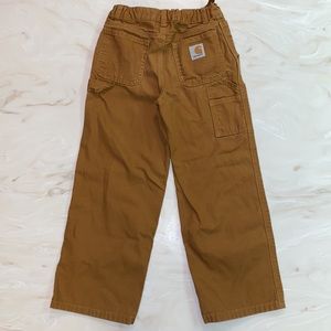 Carhartt boys traditional canvas carpenter pants size 6